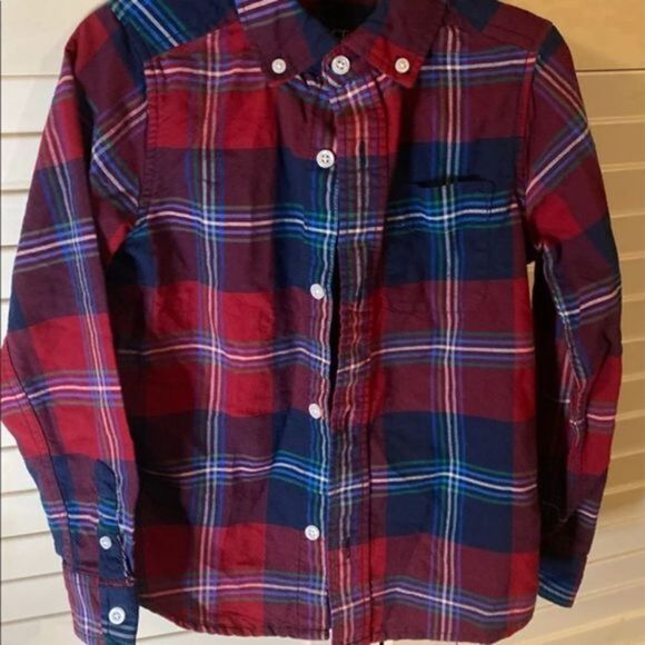 Place Plaid Button Down Shirt - Picture 1 of 4